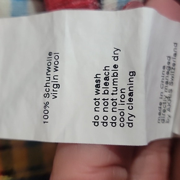 Akris Plaid Multicolor Short-sleeve Women's Top - Picture 4 of 5